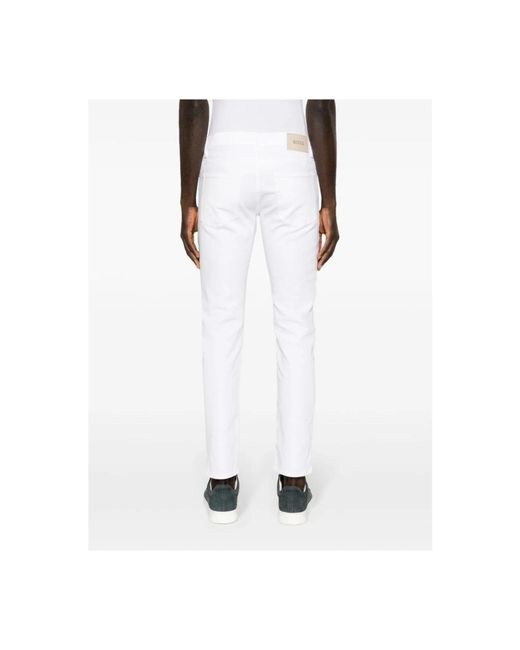 Jeans > slim-fit jeans Boss pour homme en coloris White