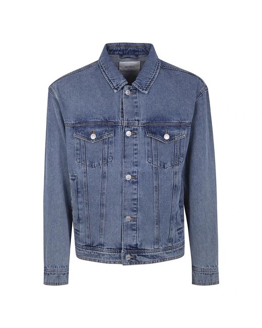 Les Deux Blue Denim Jackets for men