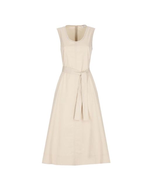 Midi Dresses di Peserico in Natural