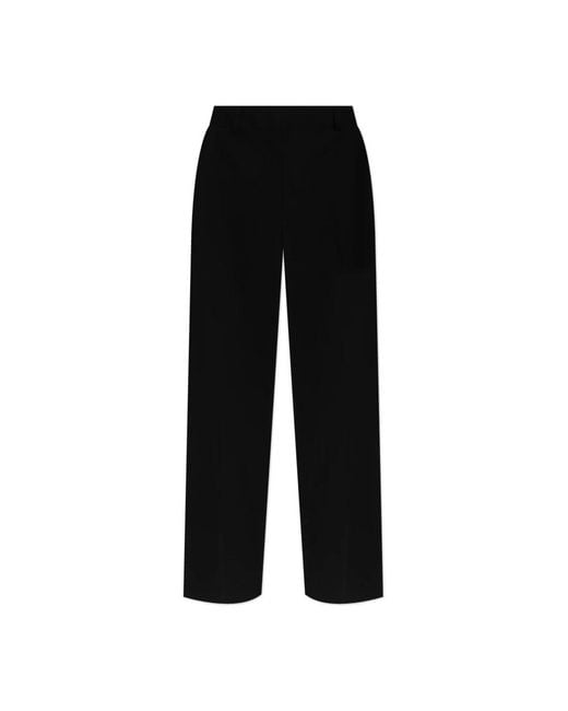 Samsøe & Samsøe Black Straight Trousers