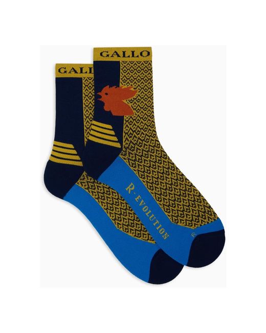 Socks Gallo de color Blue