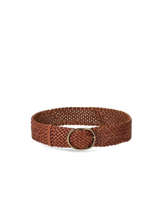Dragon Diffusion Accessoires ,Bruin ,Leer Gevlochten Leren Handtas in het Brown