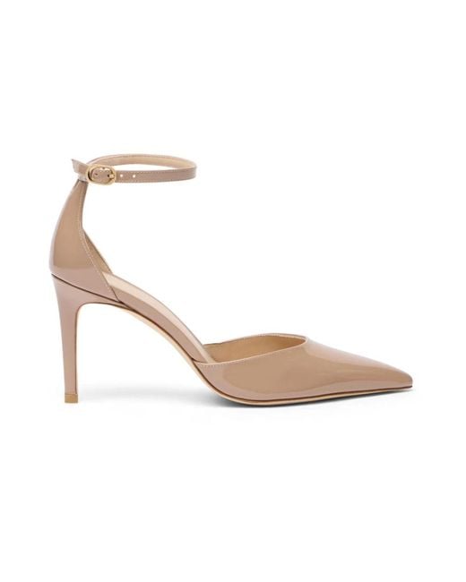 Pumps Stuart Weitzman de color Metallic