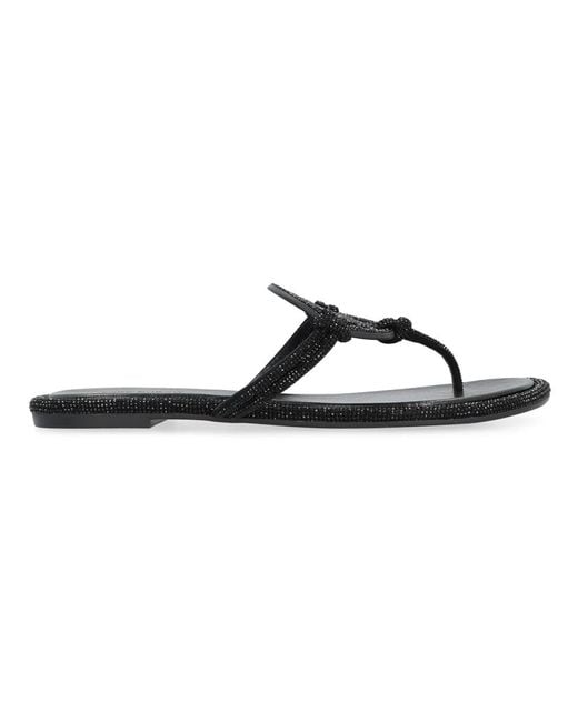 Tory Burch Black Flip Flops