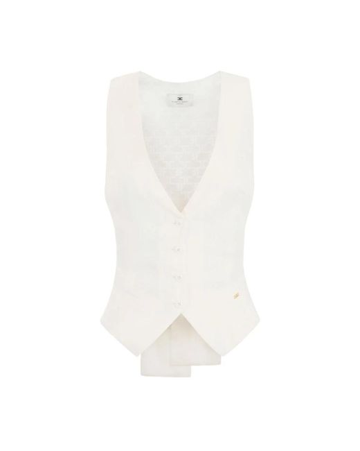Vests di Elisabetta Franchi in White
