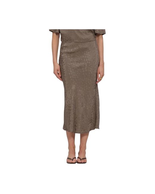 Object Objbela Maxi Rok in het Brown