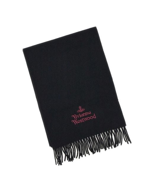 Vivienne Westwood Black Winter Scarves