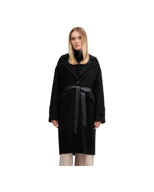 Belted Coats MARC AUREL en coloris Black