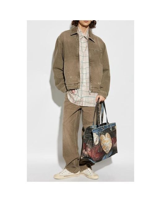 Denim Jackets Represent pour homme en coloris Green