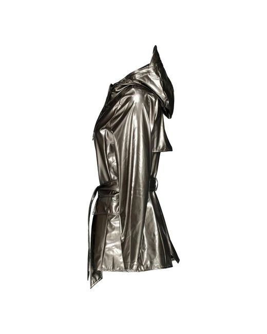 Rains Curve Jacket in het Black