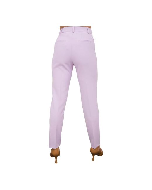 Nenette Purple Slim-fit trousers