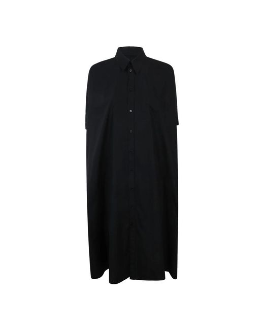 MM6 by Maison Margiela Black Shirt Dresses