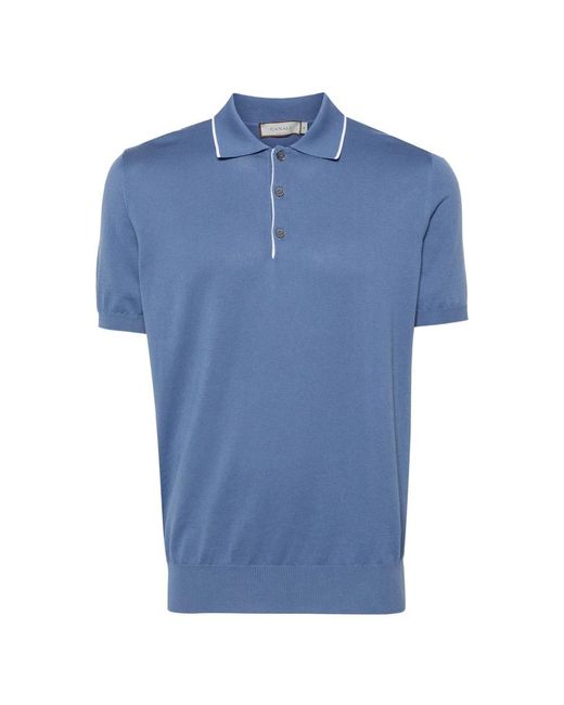 Tops > polo shirts Canali pour homme en coloris Blue