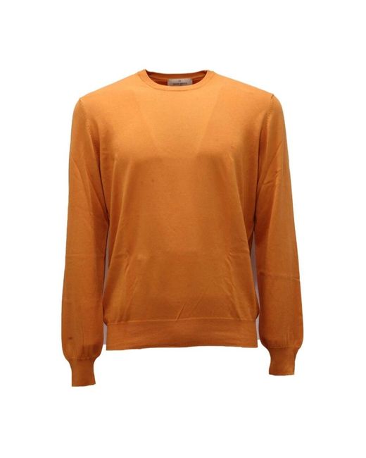 Gran Sasso Baumwollpullover Made in Brown für Herren