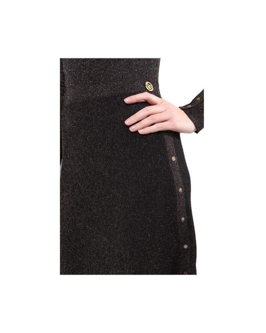 Karl Lagerfeld Paris Sketch Midi Jurk in het Black