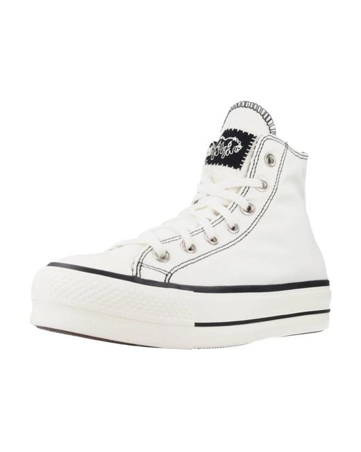 Converse White Hohe mode sneakers