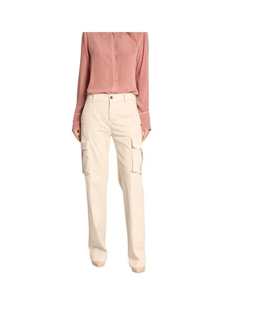 Mason's Pink Straight Trousers