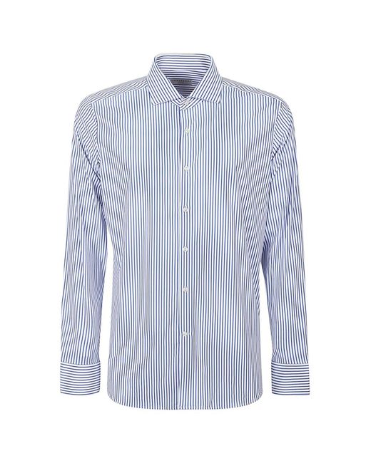 Sonrisa Overhemden ,Blauw ,Blauw Gestreept Overhemd Met Knopen in het Blue voor heren