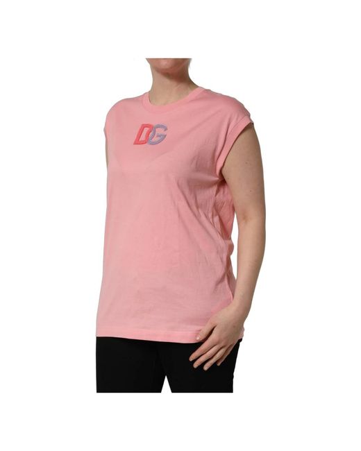 Dolce & Gabbana Pink T-Shirts