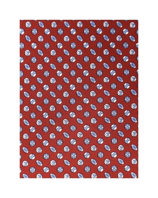 Ferragamo Red Ties for men