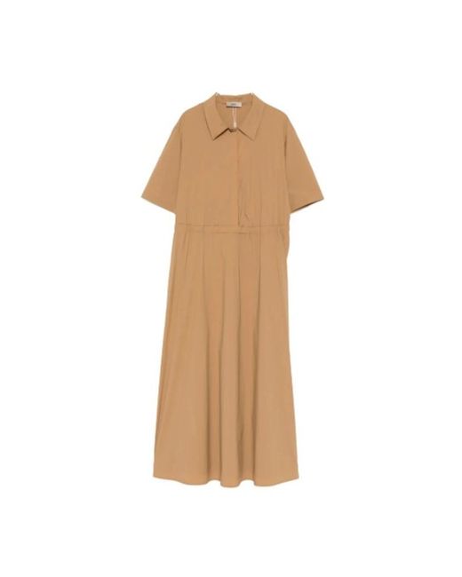 Herno Natural Shirt Dresses