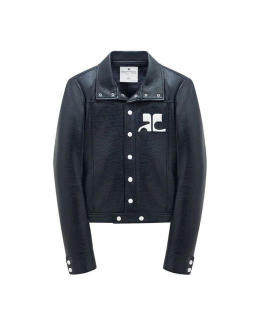 Courreges Blue Light Jackets for men