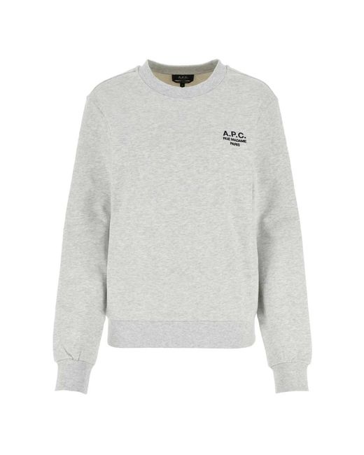 A.P.C. Gray Sweatshirts for men