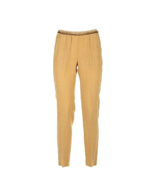 Hartford Natural Cropped Trousers