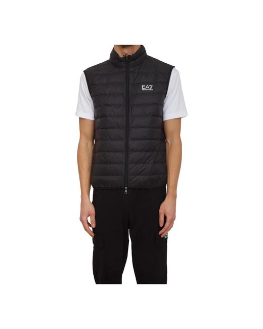 EA7 Black Vests for men