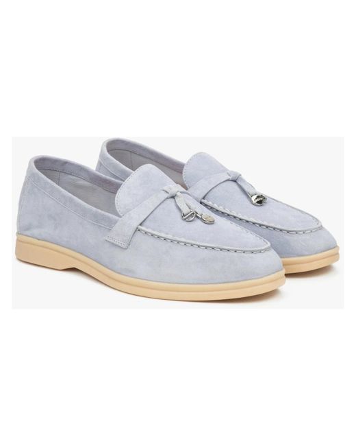 ESTRO Blue Loafers