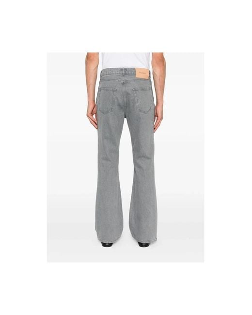 J.W. Anderson Gray Wide Jeans for men