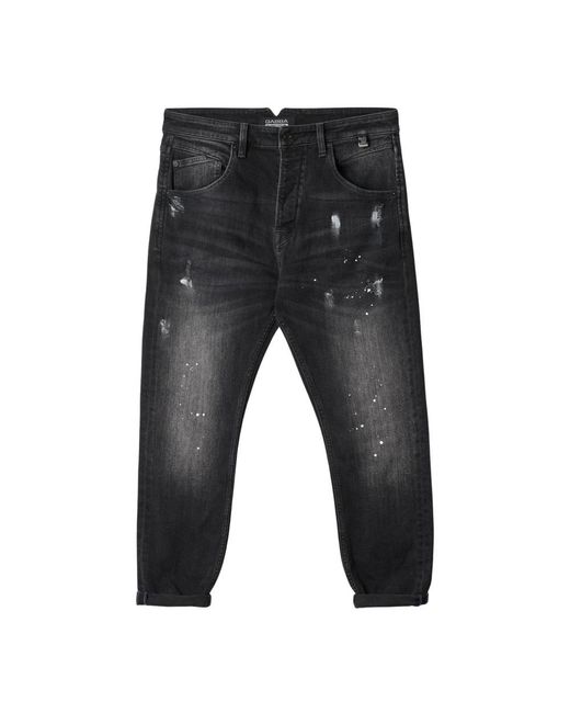 Gabba Gray Cropped Jeans for men