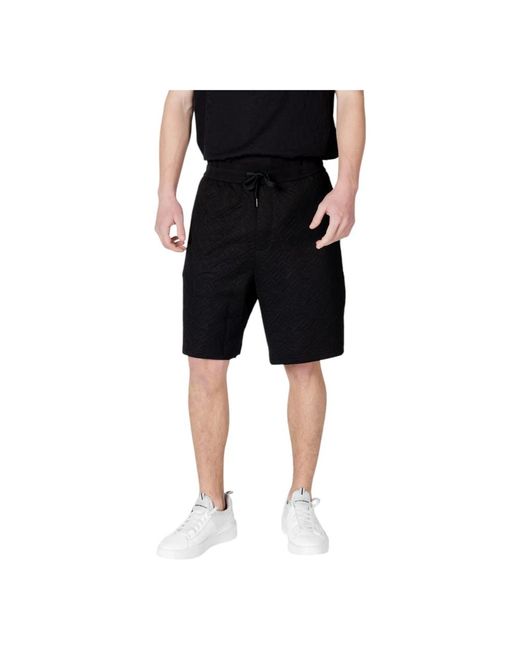 Casual Shorts di ARMANI EXCHANGE in Black da Uomo