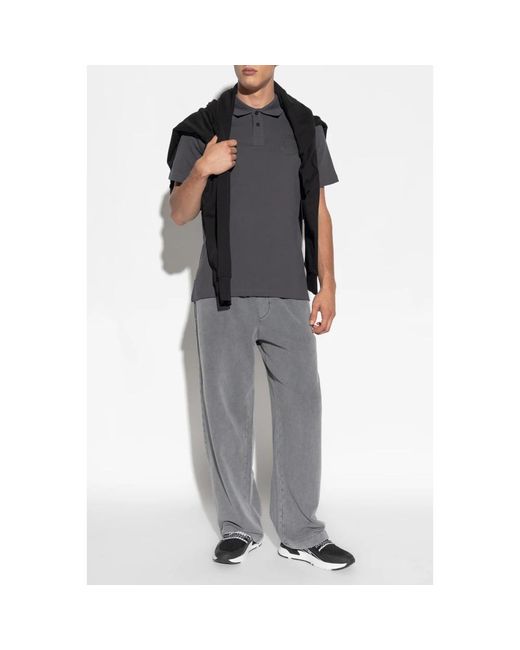 Versace Jeans Couture Gray Polo Shirts for men