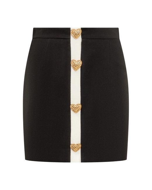 Moschino Black Short Skirts
