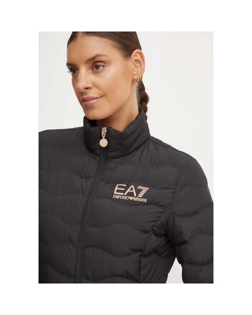 EA7 Black Winter Jackets