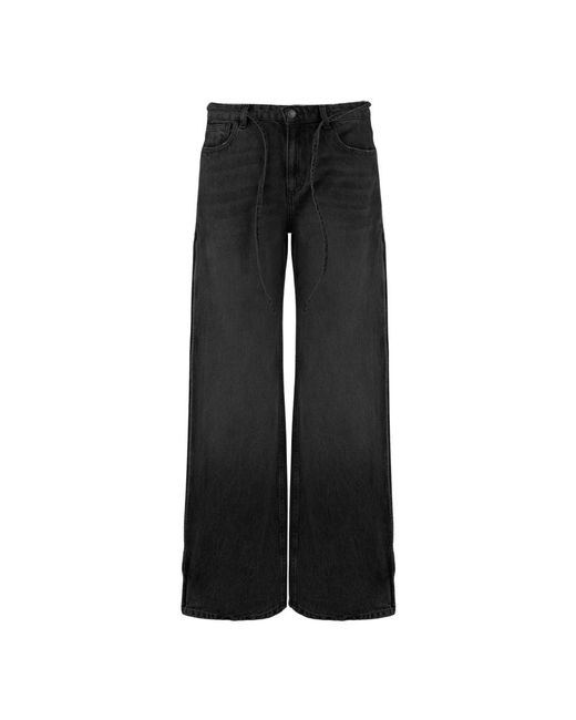 THE GARMENT Black Wide Jeans