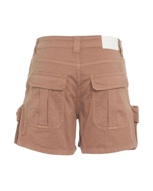 Pinko Brown Casual Shorts