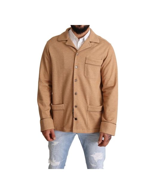 Dolce & Gabbana Brown Light Jackets for men