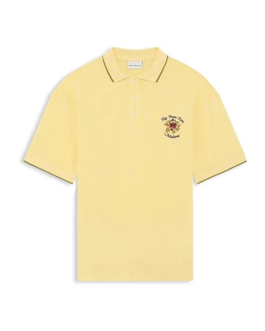 Drole de Monsieur Yellow Polo Shirts for men