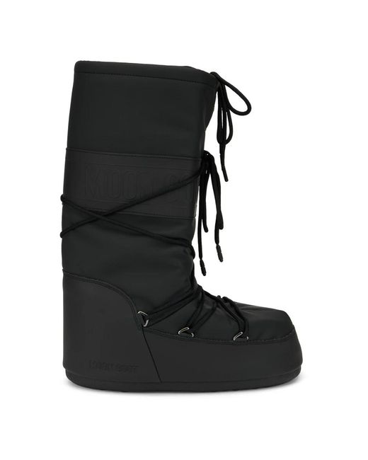 Moon Boot Black Winter Boots