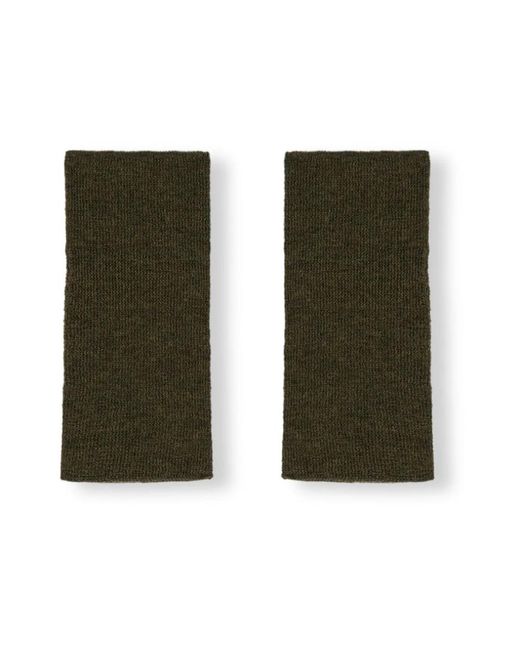 Cortana Accessoires ,Groen ,Wol Alpaca En Merino Wol Armwarmers in het Green