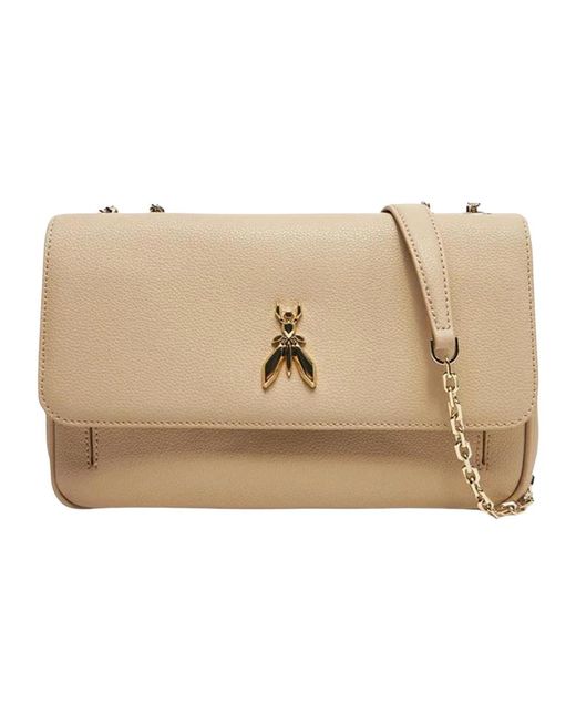 Patrizia Pepe Natural Leder Tasche Mit Fly