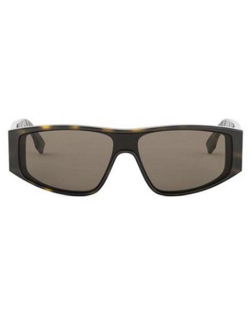 Fendi Brown Ff Squared Fe40167I 52E