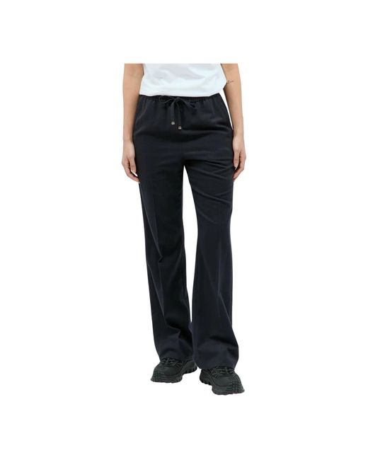 Moncler Wide Trousers in het Black
