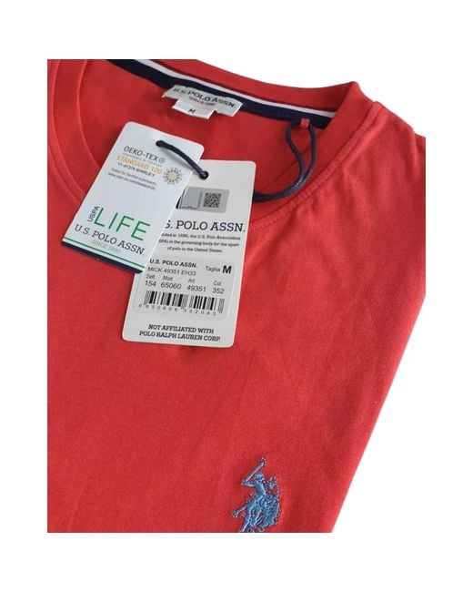 U.S. POLO ASSN. Red T-Shirts for men