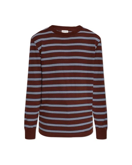 Moncler Geribbelde Trui in het Red voor heren