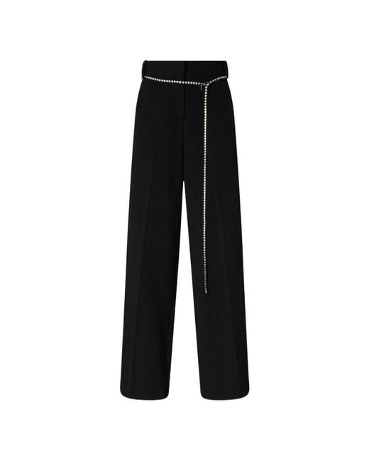 Pinko Black Wide Trousers