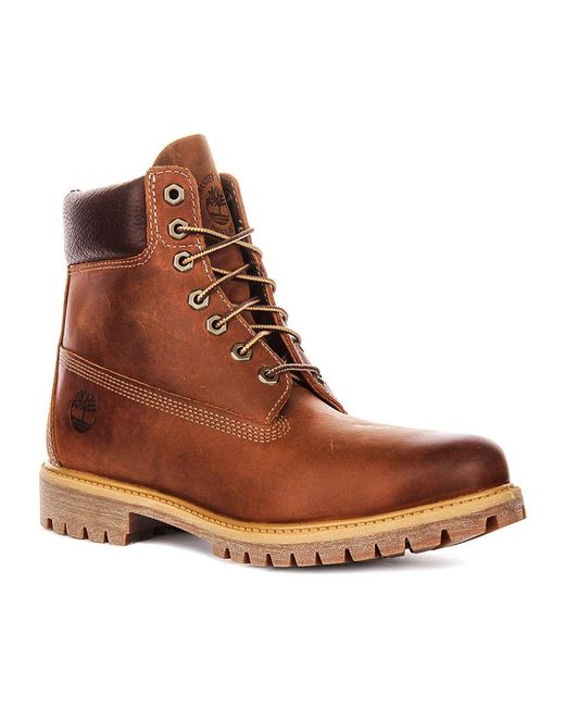 Timberland Brown Lace-Up Boots for men