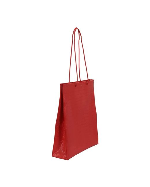 MEDEA Red Tote Bags